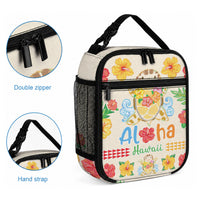 Kawaii Turtle Lunch Bag Aloha Hibiscus Flowers LT9 - Polynesian Pride