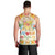 Kawaii Turtle Men Tank Top Aloha Hibiscus Flowers