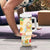 Kawaii Turtle Tumbler With Handle Aloha Hibiscus Flowers