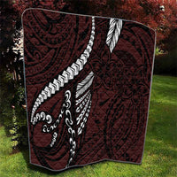 Polynesian Girl Tribal Tattoo Quilt Oxbood Vibe LT9 - Polynesian Pride
