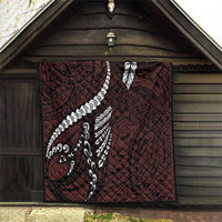 Polynesian Girl Tribal Tattoo Quilt Oxbood Vibe LT9 - Polynesian Pride