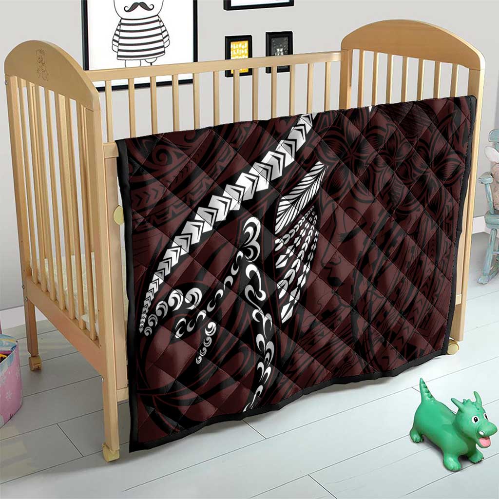 Polynesian Girl Tribal Tattoo Quilt Oxbood Vibe LT9 - Polynesian Pride