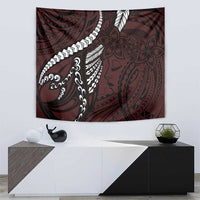 Polynesian Girl Tribal Tattoo Tapestry Oxbood Vibe LT9 - Polynesian Pride