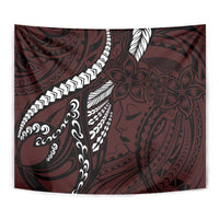 Polynesian Girl Tribal Tattoo Tapestry Oxbood Vibe LT9 - Polynesian Pride