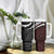 Polynesian Oxblood Line Art Tribal Tattoo Tumbler With Handle