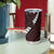 Polynesian Plumeria Floral Tattoo Pattern Tumbler Cup Oxblood Style