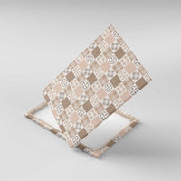 Hawaiian Palaka Quilt Pattern Canvas Wall Art Hawaii Culture Bird of Paradise Exotic Motif - Polynesian Pride