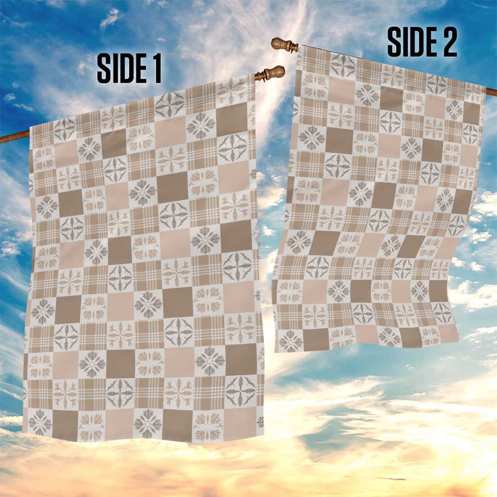 Hawaiian Palaka Quilt Pattern Garden Flag Hawaii Culture Bird of Paradise Exotic Motif - Polynesian Pride