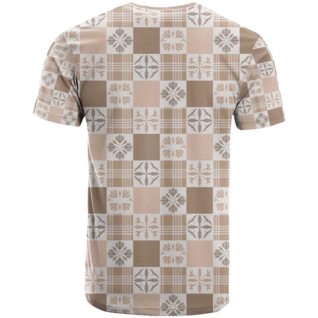Hawaiian Palaka Quilt Pattern T Shirt Hawaii Culture Bird of Paradise Exotic Motif - Polynesian Pride