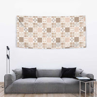 Hawaiian Palaka Quilt Pattern Tapestry Hawaii Culture Bird of Paradise Exotic Motif - Polynesian Pride