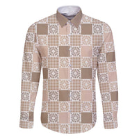 Hawaiian Palaka Quilt Pattern Family Matching Tank Maxi Dress and Hawaiian Shirt Hawaii Culture Honu Turtle - Polynesian Pride