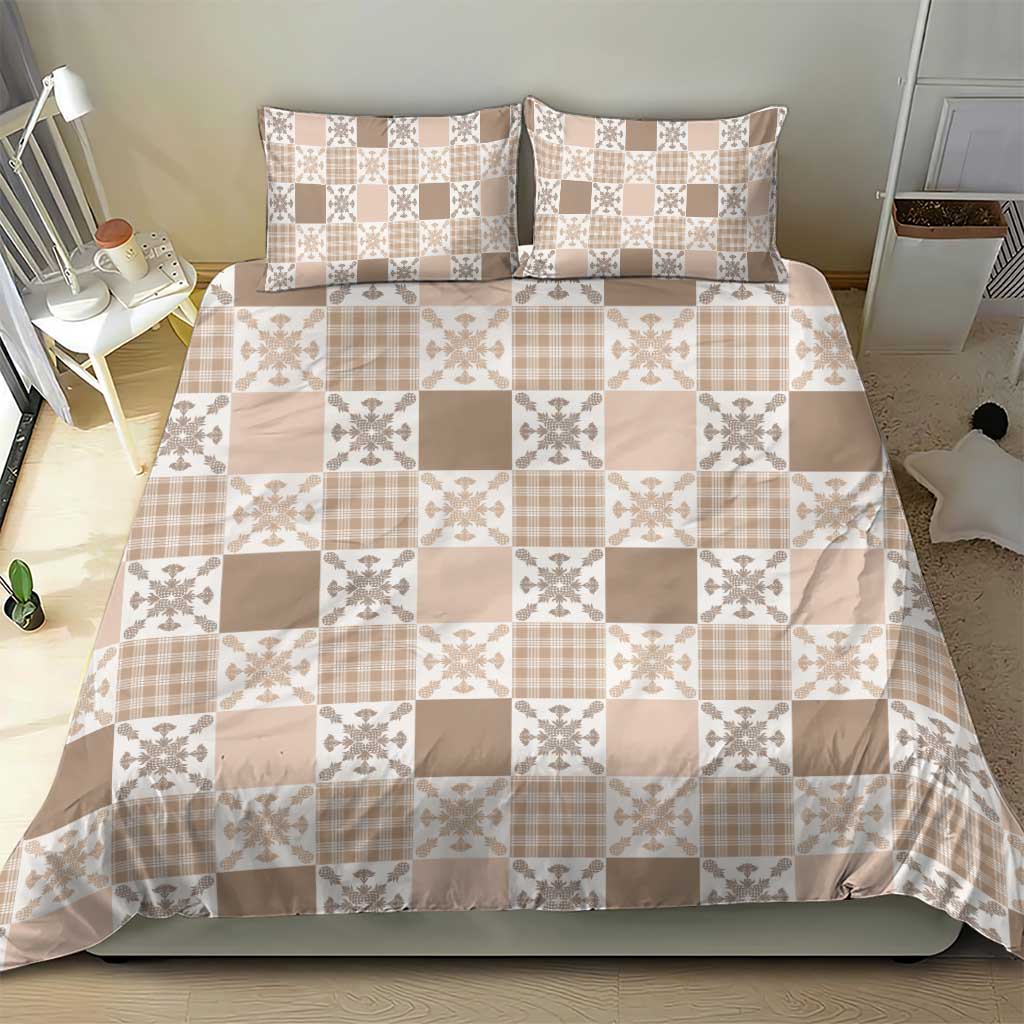 Hawaiian Palaka Quilt Pattern Bedding Set Hawaii Culture Pineapple - Polynesian Pride