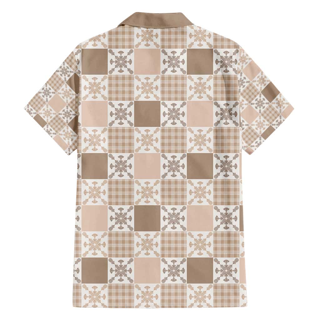 Hawaiian Palaka Quilt Pattern Family Matching Puletasi and Hawaiian Shirt Hawaii Culture Pineapple LT9 - Polynesian Pride