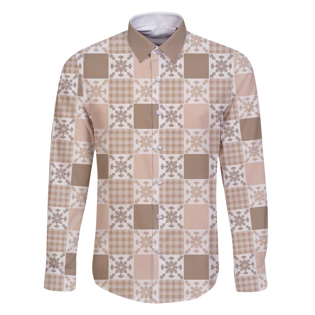 Hawaiian Palaka Quilt Pattern Family Matching Tank Maxi Dress and Hawaiian Shirt Hawaii Culture Pineapple - Polynesian Pride