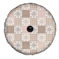 Hawaiian Palaka Quilt Pattern Spare Tire Cover Hawaii Culture Pineapple - Polynesian Pride