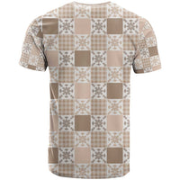 Hawaiian Palaka Quilt Pattern T Shirt Hawaii Culture Pineapple - Polynesian Pride