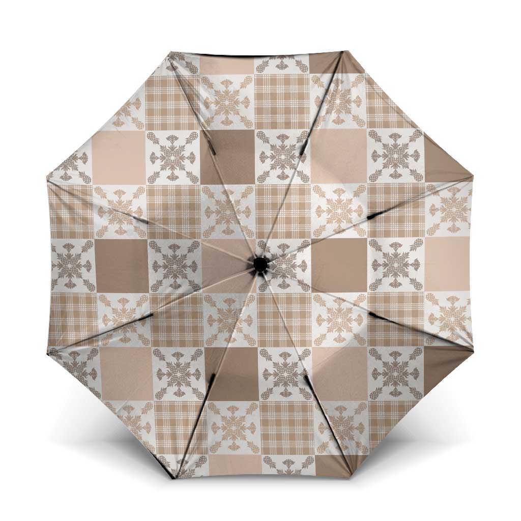 Hawaiian Palaka Quilt Pattern Umbrella Hawaii Culture Pineapple - Polynesian Pride