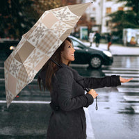 Hawaiian Palaka Quilt Pattern Umbrella Hawaii Culture Pineapple - Polynesian Pride