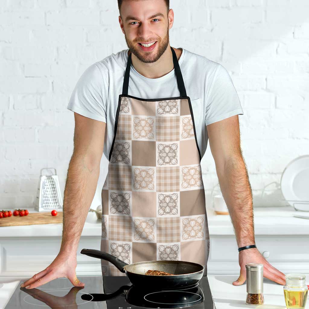 Hawaiian Palaka Quilt Pattern Apron Hawaii Culture Tropical Flowers Mix - Polynesian Pride