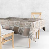 Hawaiian Palaka Quilt Pattern Tablecloth Hawaii Culture Tropical Flowers Mix - Polynesian Pride