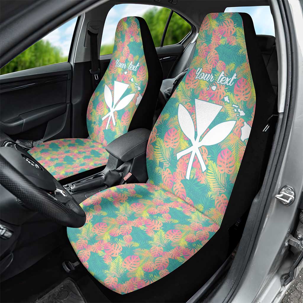 Seamless Hawaiian Quilt Pattern Car Seat Cover Hawaii Culture Palm Leaf Tropical - Polynesian Pride