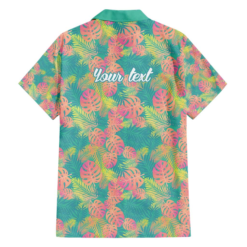 Seamless Hawaiian Quilt Pattern Family Matching Short Sleeve Bodycon Dress and Hawaiian Shirt Hawaii Culture Palm Leaf Tropical - Polynesian Pride