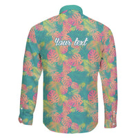 Seamless Hawaiian Quilt Pattern Family Matching Tank Maxi Dress and Hawaiian Shirt Hawaii Culture Palm Leaf Tropical - Polynesian Pride