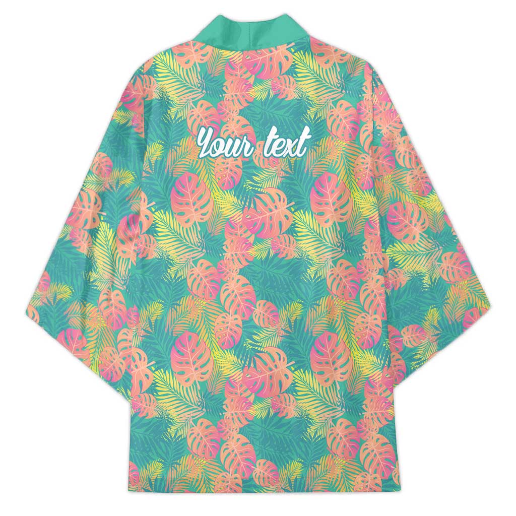 Personalised Seamless Hawaiian Quilt Pattern Kimono Hawaii Culture Palm Leaf Tropical LT9 - Polynesian Pride