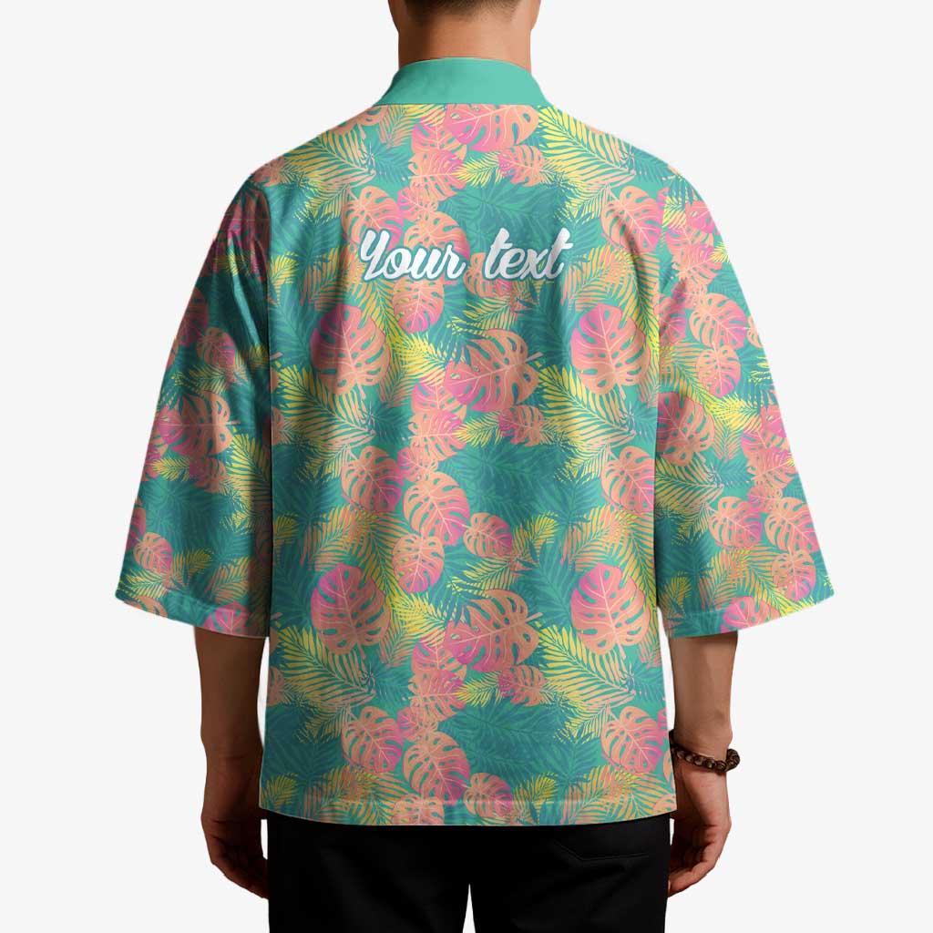 Personalised Seamless Hawaiian Quilt Pattern Kimono Hawaii Culture Palm Leaf Tropical LT9 - Polynesian Pride