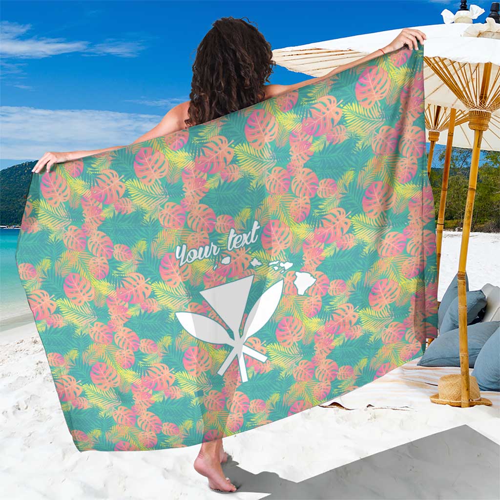 Seamless Hawaiian Quilt Pattern Sarong Hawaii Culture Palm Leaf Tropical - Polynesian Pride