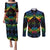 tonga-lgbt-couples-matching-puletasi-dress-and-long-sleeve-button-shirts-love-is-love-ngatu-rainbow-water-color