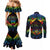 personalised-tonga-lgbt-couples-matching-mermaid-dress-and-long-sleeve-button-shirts-love-is-love-ngatu-rainbow-water-color