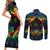 personalised-tonga-lgbt-couples-matching-short-sleeve-bodycon-dress-and-long-sleeve-button-shirts-love-is-love-ngatu-rainbow-water-color