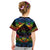 Personalised Tonga LGBT Kid T Shirt Love Is Love Ngatu Rainbow Water Color LT9 - Polynesian Pride