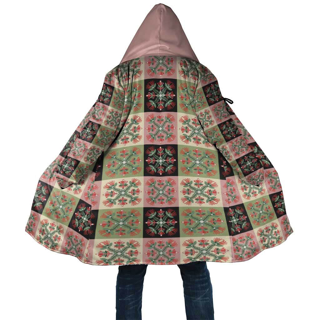 Seamless Pattern Pikake Lei Cloak Floral Squares Pikake - Polynesian Pride