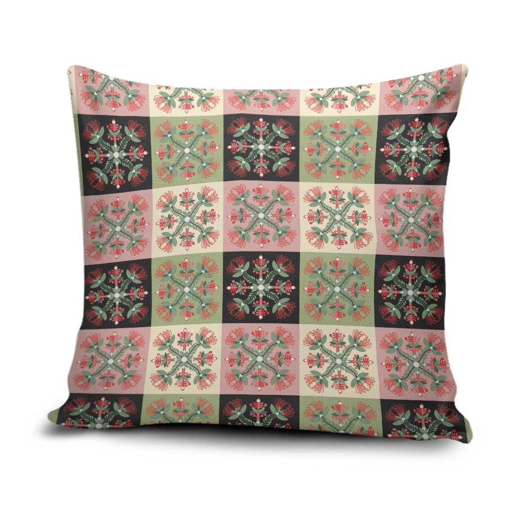 Seamless Pattern Pikake Lei Pillow Cover Floral Squares Pikake LT9 Pink - Polynesian Pride