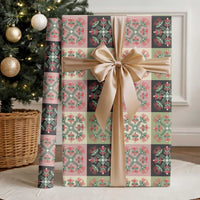 Seamless Pattern Pikake Lei Wrapping Paper Floral Squares Pikake LT9 - Polynesian Pride