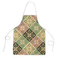Seamless Pattern Puakenikeni and Kalo Apron - Polynesian Pride