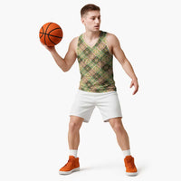 Seamless Pattern Puakenikeni and Kalo Basketball Jersey - Polynesian Pride