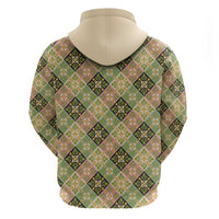 Seamless Pattern Puakenikeni and Kalo Hoodie - Polynesian Pride