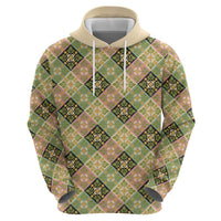Seamless Pattern Puakenikeni and Kalo Hoodie - Polynesian Pride