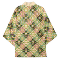 Seamless Pattern Puakenikeni and Kalo Kimono LT9 - Polynesian Pride