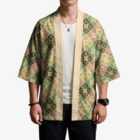 Seamless Pattern Puakenikeni and Kalo Kimono LT9 - Polynesian Pride