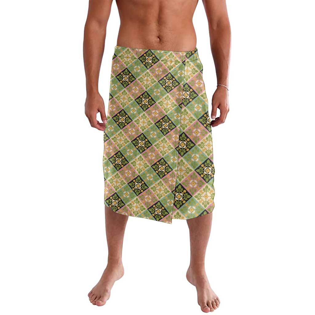 Seamless Pattern Puakenikeni and Kalo Lavalava - Polynesian Pride