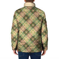 Seamless Pattern Puakenikeni and Kalo Padded Jacket - Polynesian Pride