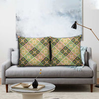 Seamless Pattern Puakenikeni and Kalo Pillow Cover LT9 - Polynesian Pride