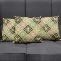 Seamless Pattern Puakenikeni and Kalo Pillow Cover LT9 - Polynesian Pride