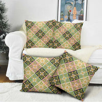 Seamless Pattern Puakenikeni and Kalo Pillow Cover LT9 - Polynesian Pride