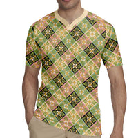 Seamless Pattern Puakenikeni and Kalo Rugby Jersey - Polynesian Pride