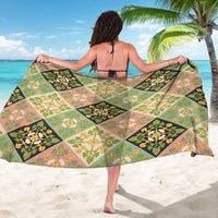 Seamless Pattern Puakenikeni and Kalo Sarong LT9 - Polynesian Pride